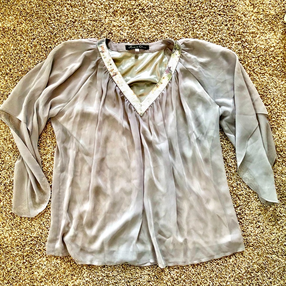 Fashion Sequin Blouse